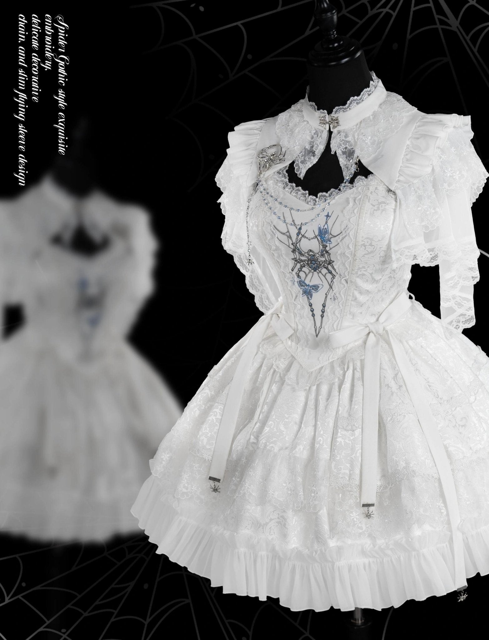 Dawn & Dusk Gothic Mini Skirt Set - LolitaEraBlack SetSDawn & Dusk Gothic Mini Skirt Set