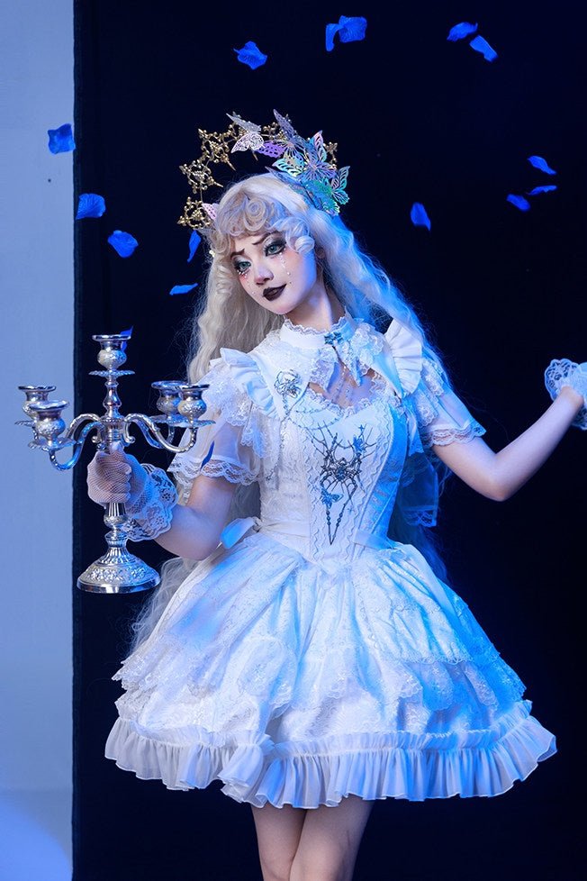 Dawn & Dusk Gothic Mini Skirt Set - LolitaEraBlack SetSDawn & Dusk Gothic Mini Skirt Set