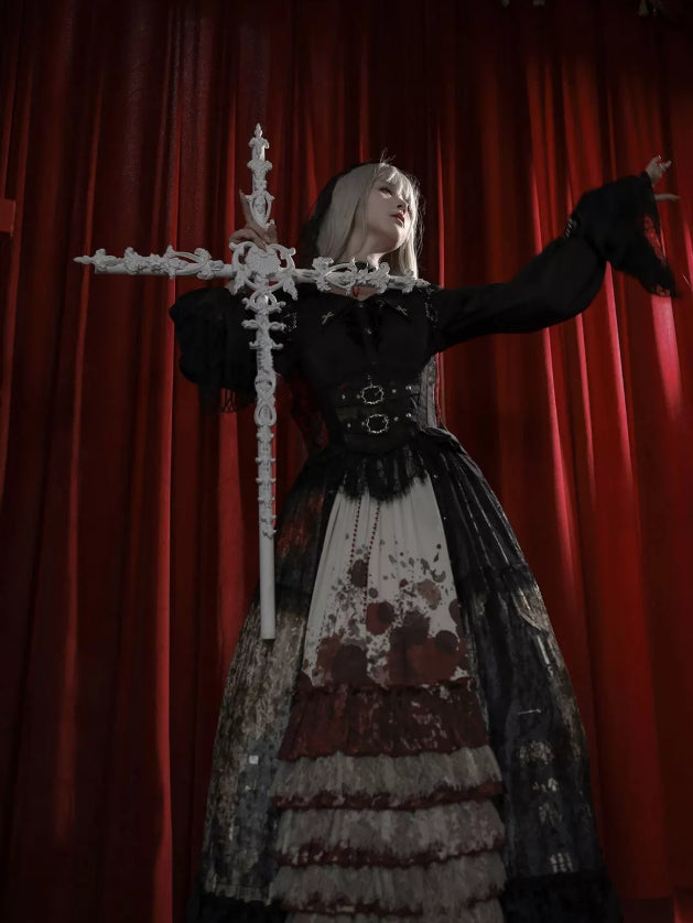 Heretic Nun Gothic Lolita Long JSK Set