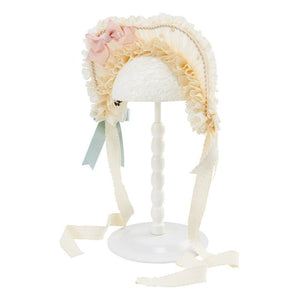 Deer Leaping Through Dreams Lolita Lace Train JSK - LolitaEraBeige BNTXSDeer Leaping Through Dreams Lolita Lace Train JSK