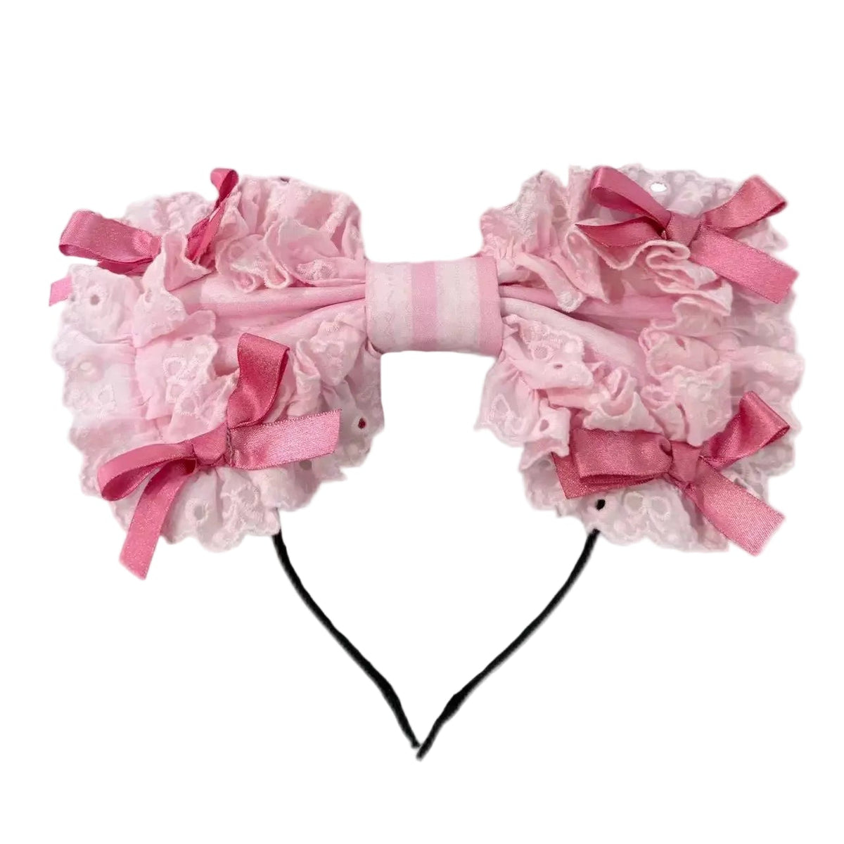 (Deposit) Eternal Maiden Heart Printed Striped Six-Panel JSK OP Lolita High-Waist Dress