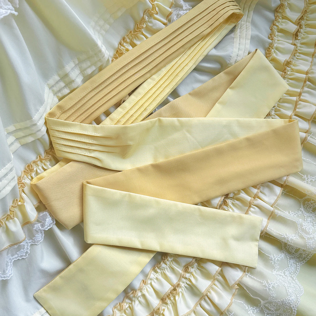 Deposit: Tasha's Garden Jsk Gradient Cream Cake Flutter Sleeve Open Front Cla Heavy Craft Forest Style Retro