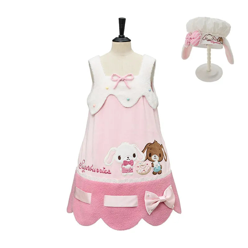 Deposit: Midsummer Story Honey Bonnie Collaboration Vest Dress Chef Hat Sanrio Family Collaboration Edition
