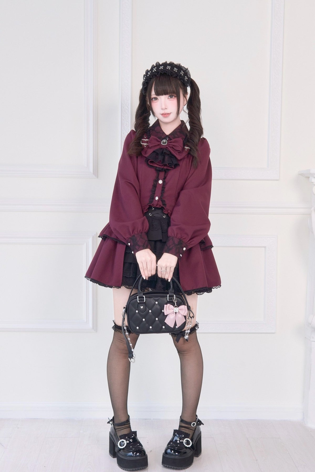 Doll Mass Produced Japanese Style Light Gothic Blouse - LolitaEra
