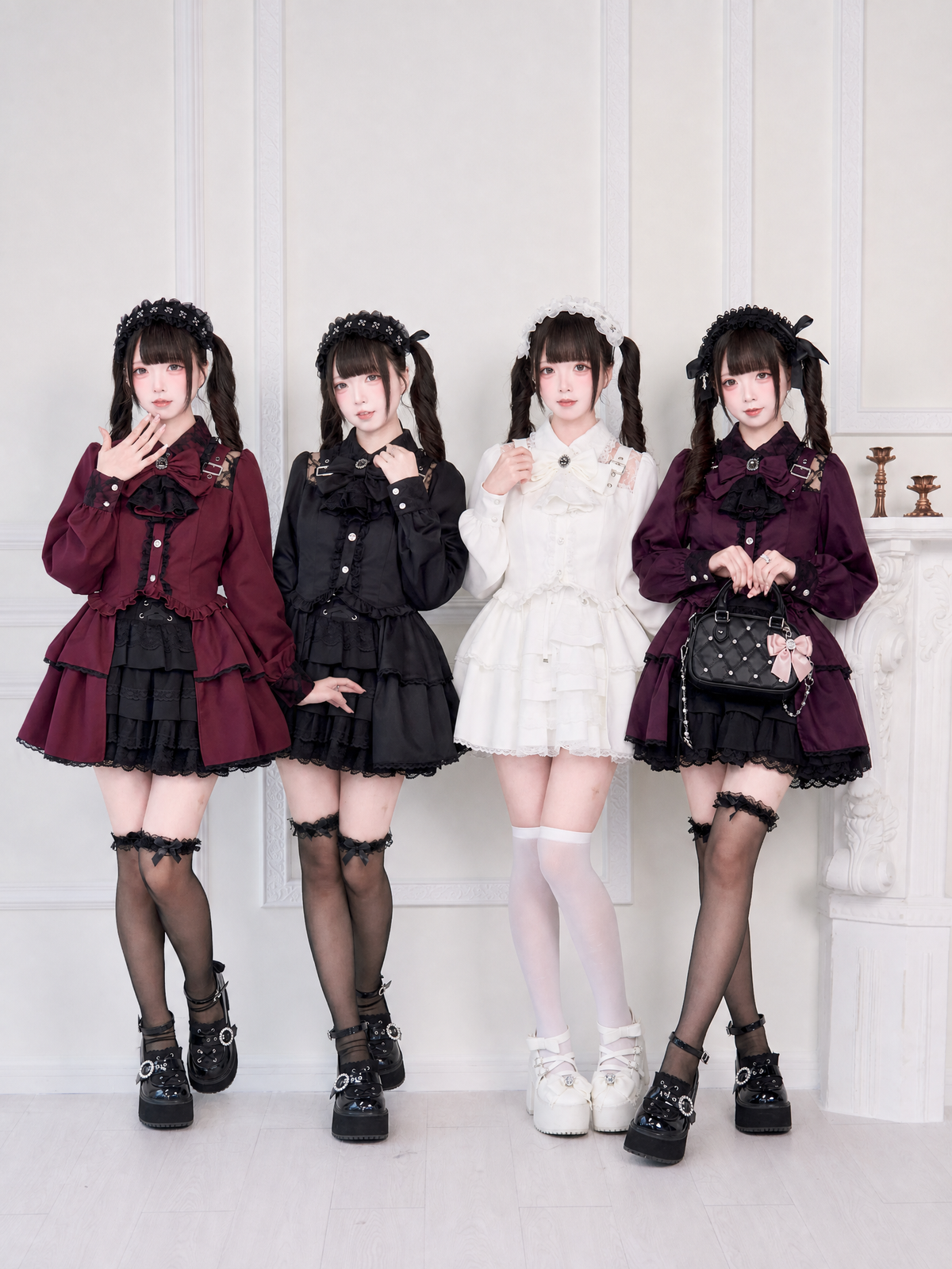 Doll Mass Produced Japanese Style Light Gothic Blouse - LolitaEra