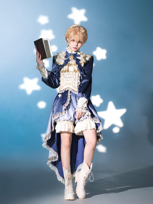 Dreamy Cloud Elegant Swallowtail Prince OUJI Outfit 1328 - LolitaEraSetSDreamy Cloud Elegant Swallowtail Prince OUJI Outfit 1328