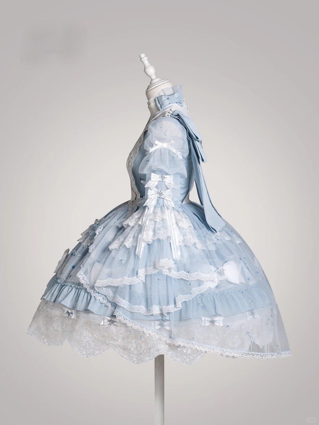 Stellar Symphony Lolita Light Moonlight & Midnight Sky Dress