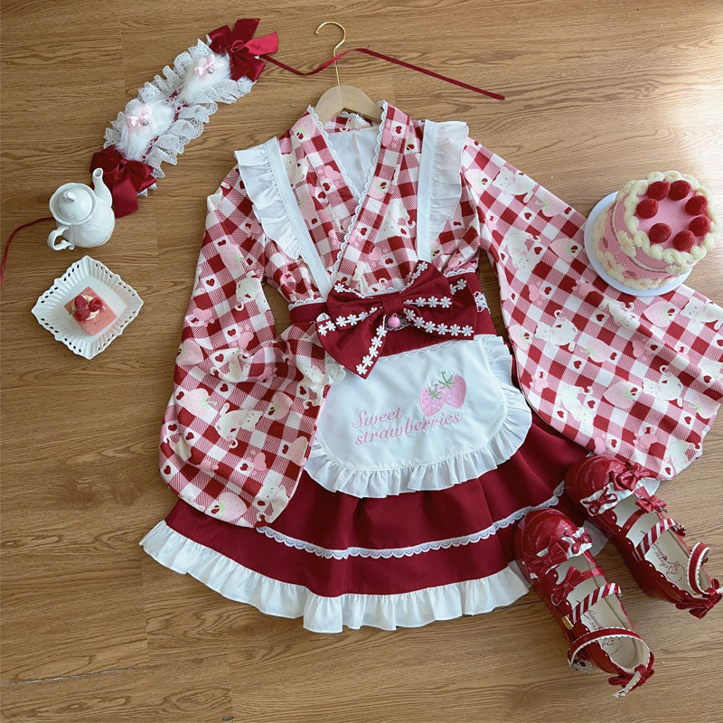 Lolita Japanese style Maid Dress LE1024
