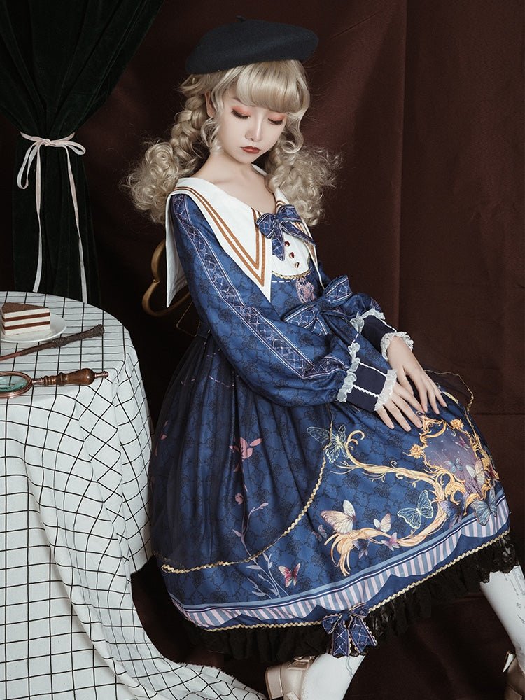 Elegant Flutter By Daily OP Dress - LolitaEraDressSElegant Flutter By Daily OP Dress