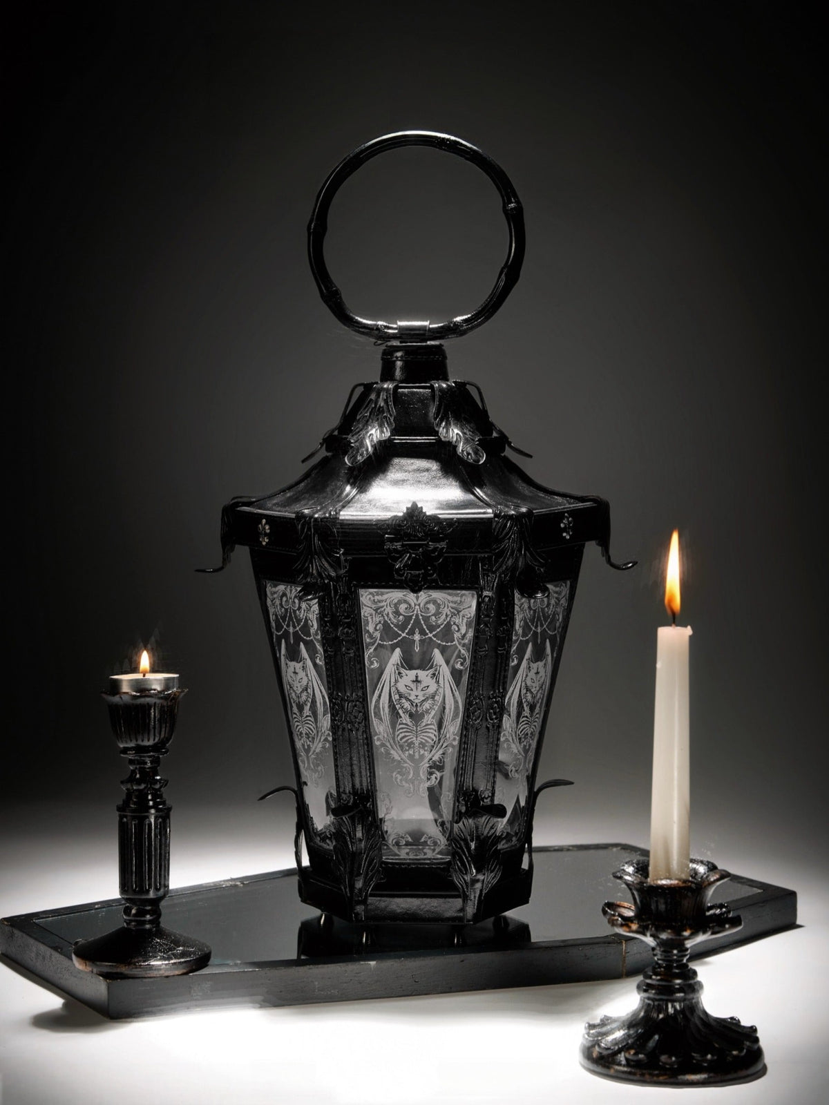 Emberless Lantern Original Gothic Dark Lantern Bag - LolitaEra
