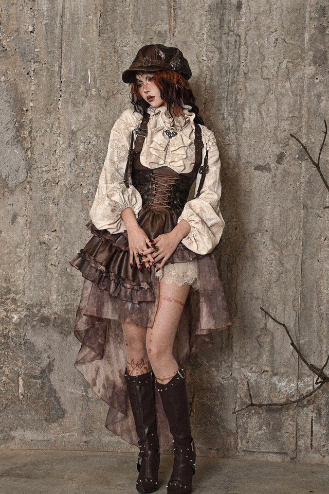 Exile Journey Steampunk Train Dress - LolitaEra