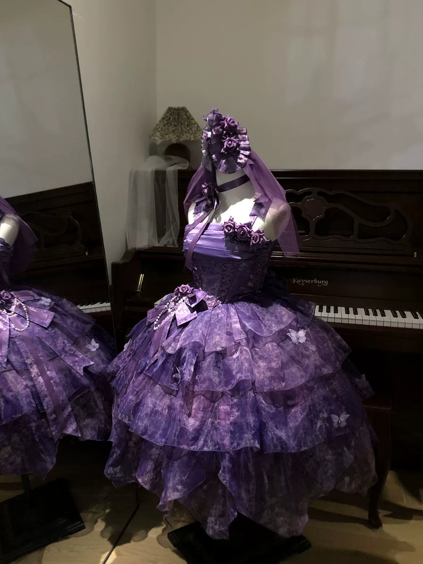 Wisteria Butterfly Lolita JSK Dress