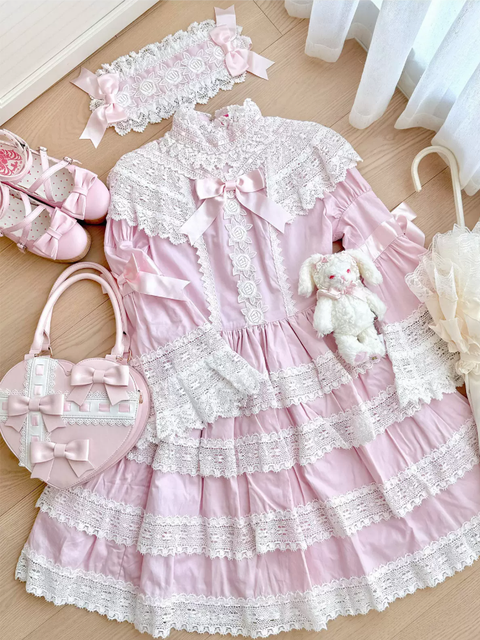 Heart Gift Box Lolita Pink & Red Handbag