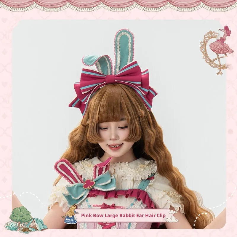 Cat Alice Fantasy Dreamland Lolita JSK Sweet Kawaii Wonderland Print