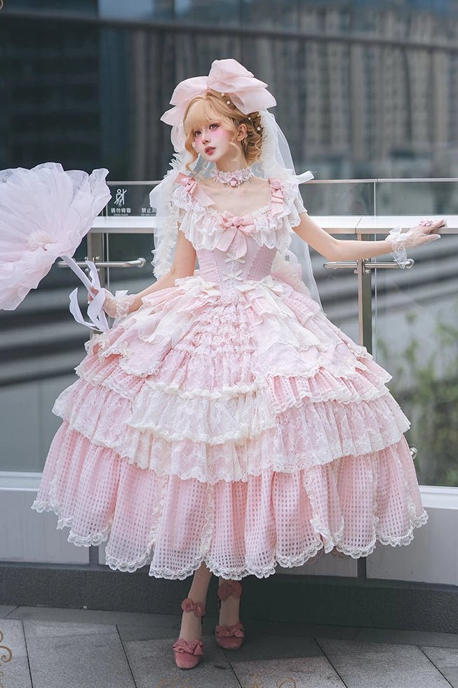 Frosted Starlight Elegant Bridal Sweet Lolita Accessories Set - LolitaEra