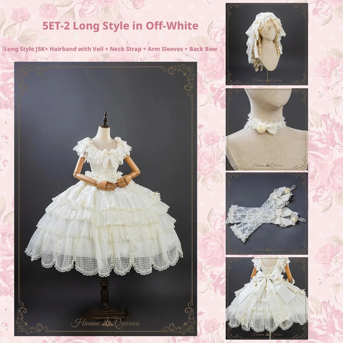 Frosted Starlight Elegant Bridal Sweet Lolita JSK Dress