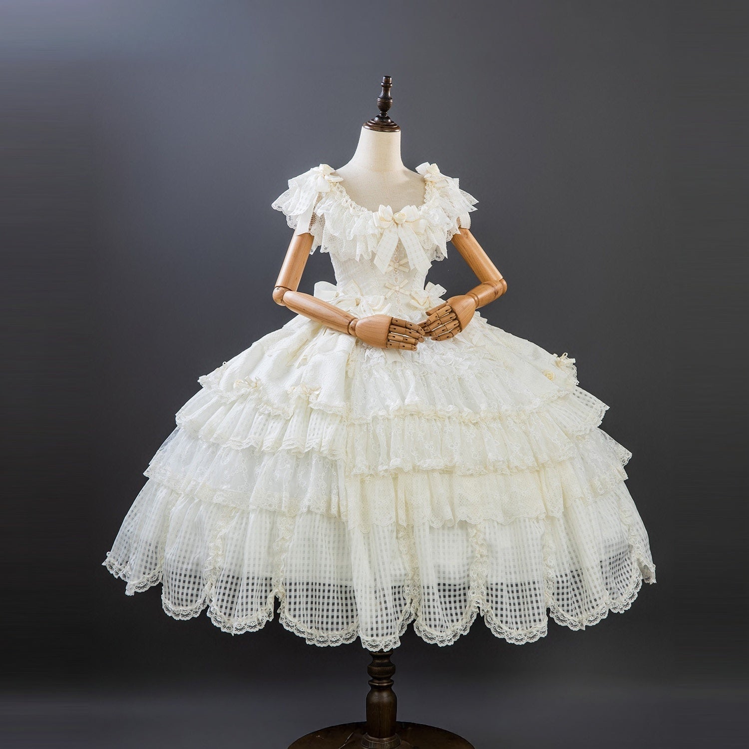 Frosted Starlight Elegant Bridal Sweet Lolita JSK Dress - LolitaEra