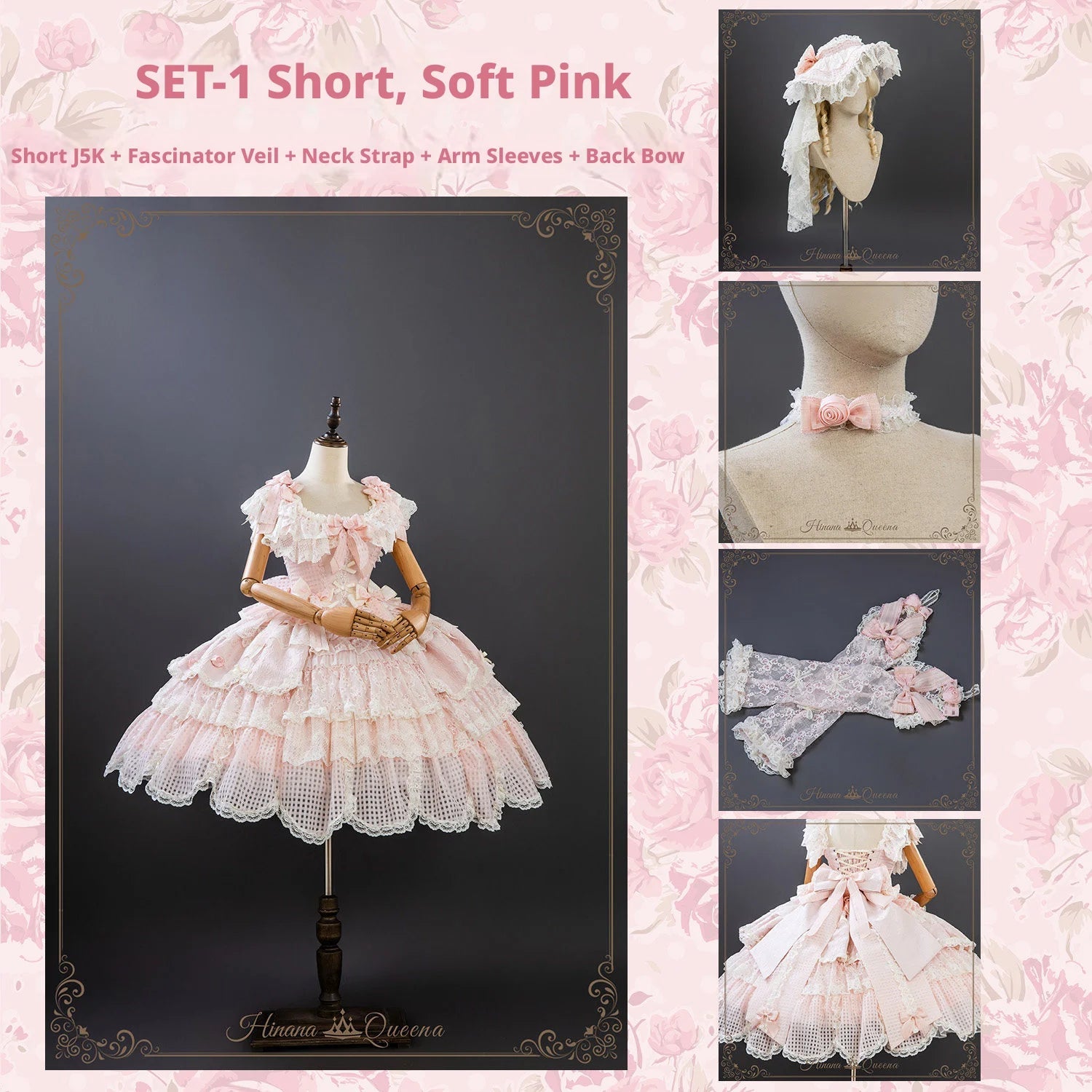 Frosted Starlight Elegant Bridal Sweet Lolita JSK Dress - LolitaEra
