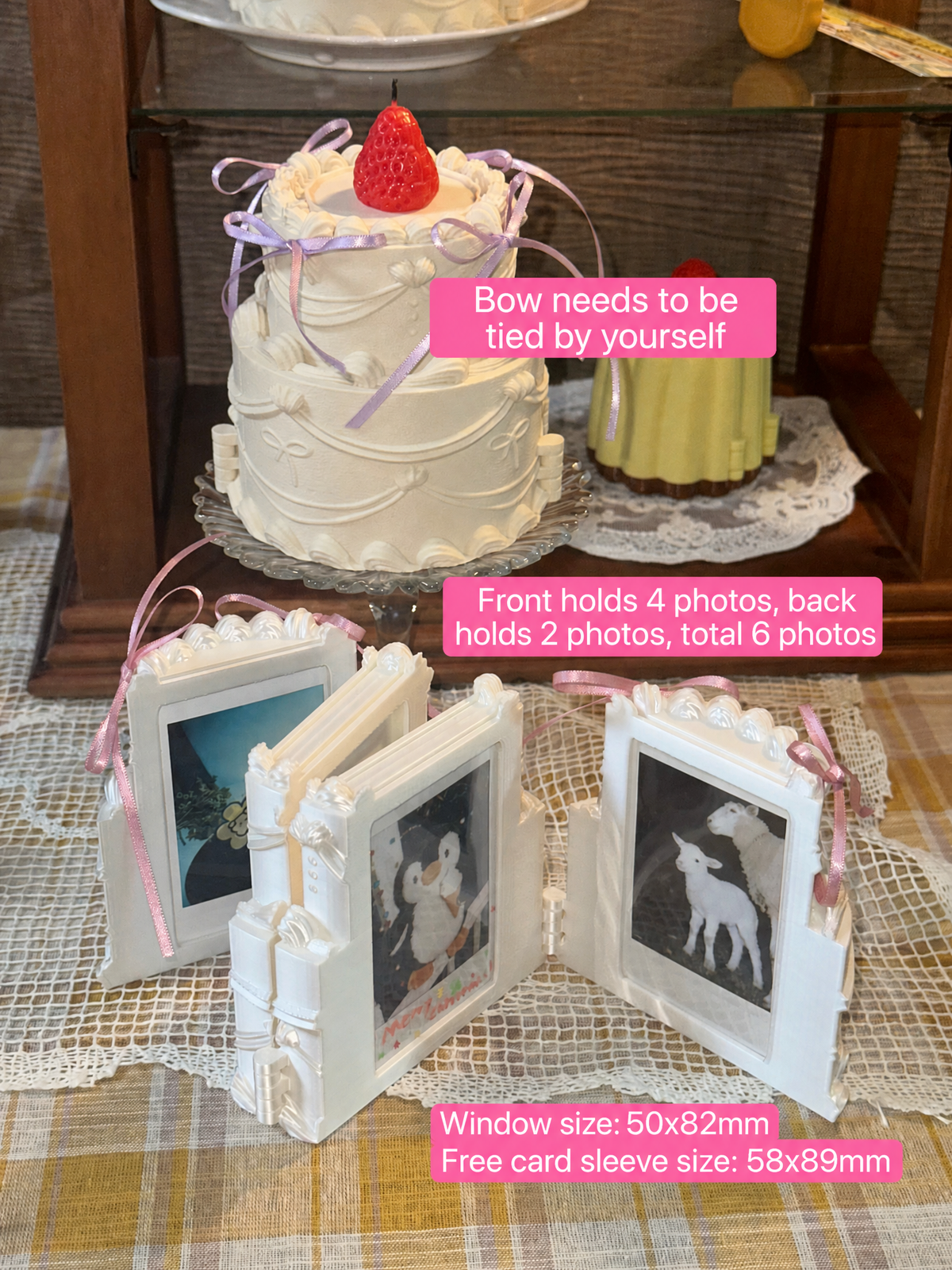Frosting Cake Polaroid Photo Frame Album - LolitaEra