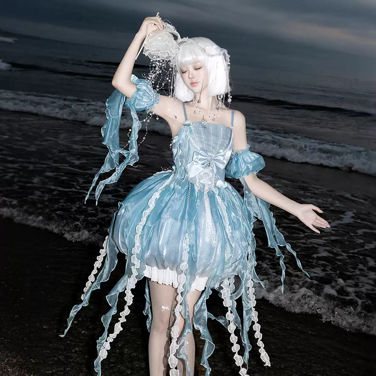 Full Payment New JSK Dream Jellyfish Lolita Suspender Dress Set