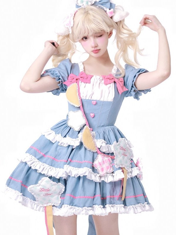 Garden Party Twin Stan Lolita OP Dress - LolitaEra