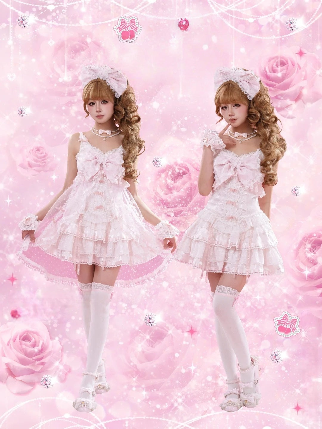 Princess Hot Girl Hime Style Cami & Skort Set