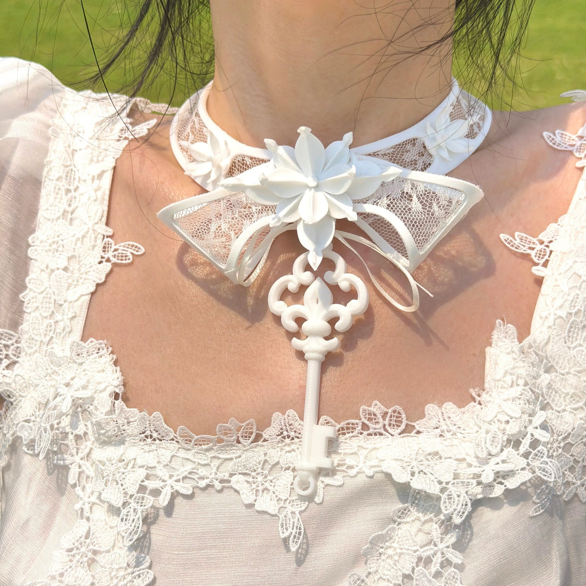 Extro Code Genuine design three dimensional necklace for keys, trend of season