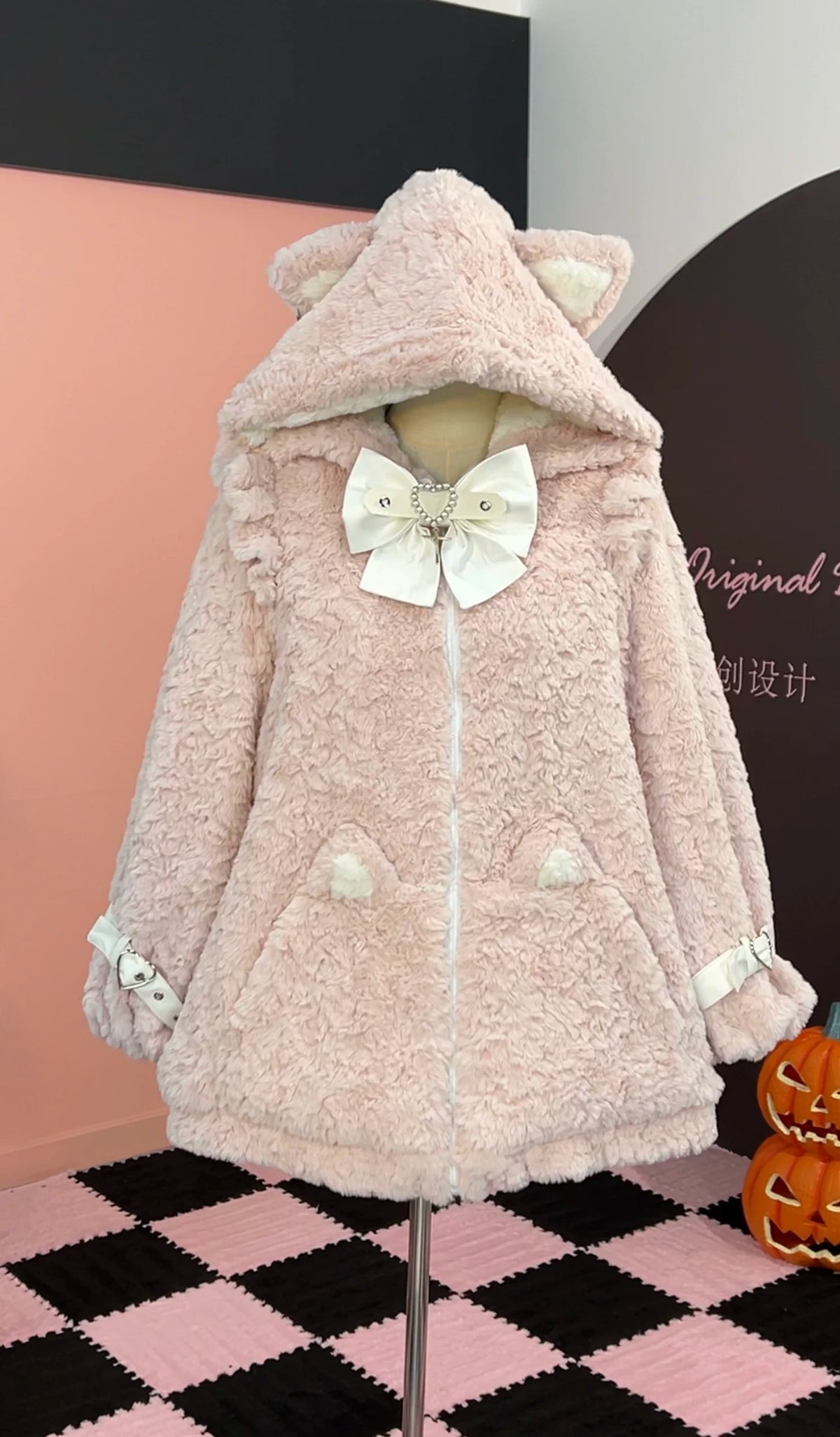 Genuine keep warm Japanese velvet jacket, Lolita style