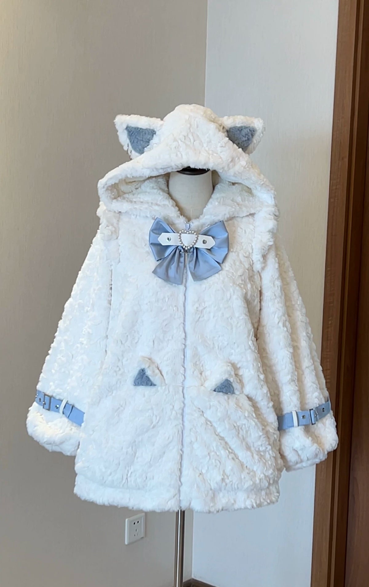 Genuine keep warm Japanese velvet jacket, Lolita style