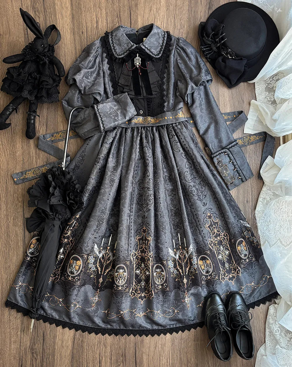 Genuine retro dress, skirt, custom-made, Lolita style, Lolita OP