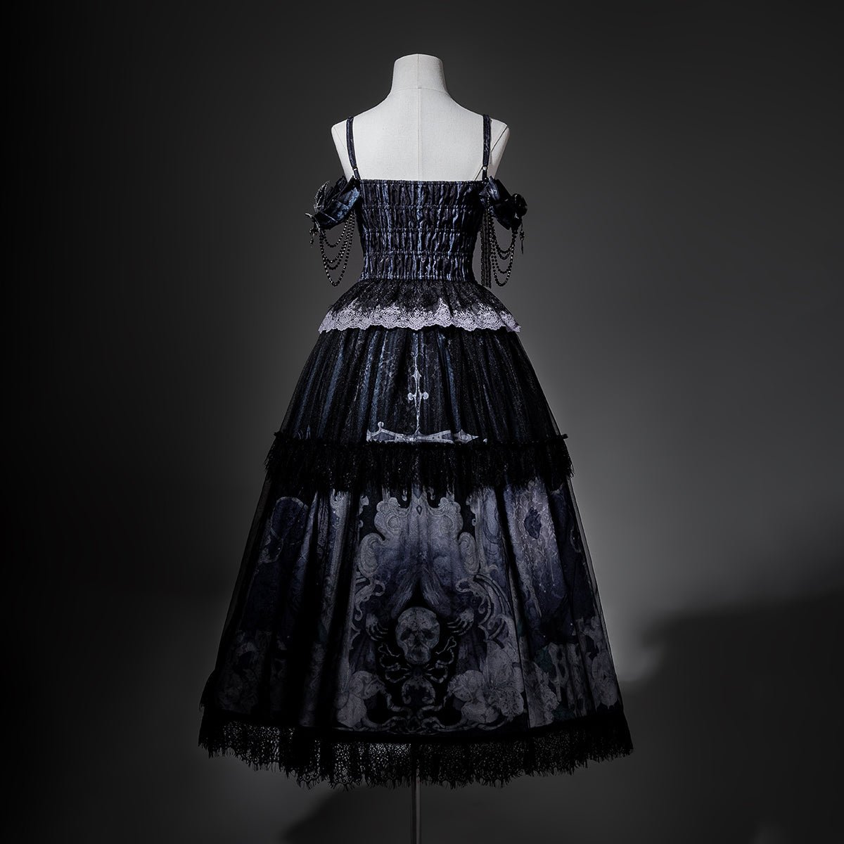 Gothic Ghost Classic Lolita Set LE1138 - LolitaEraSetSGothic Ghost Classic Lolita Set LE1138