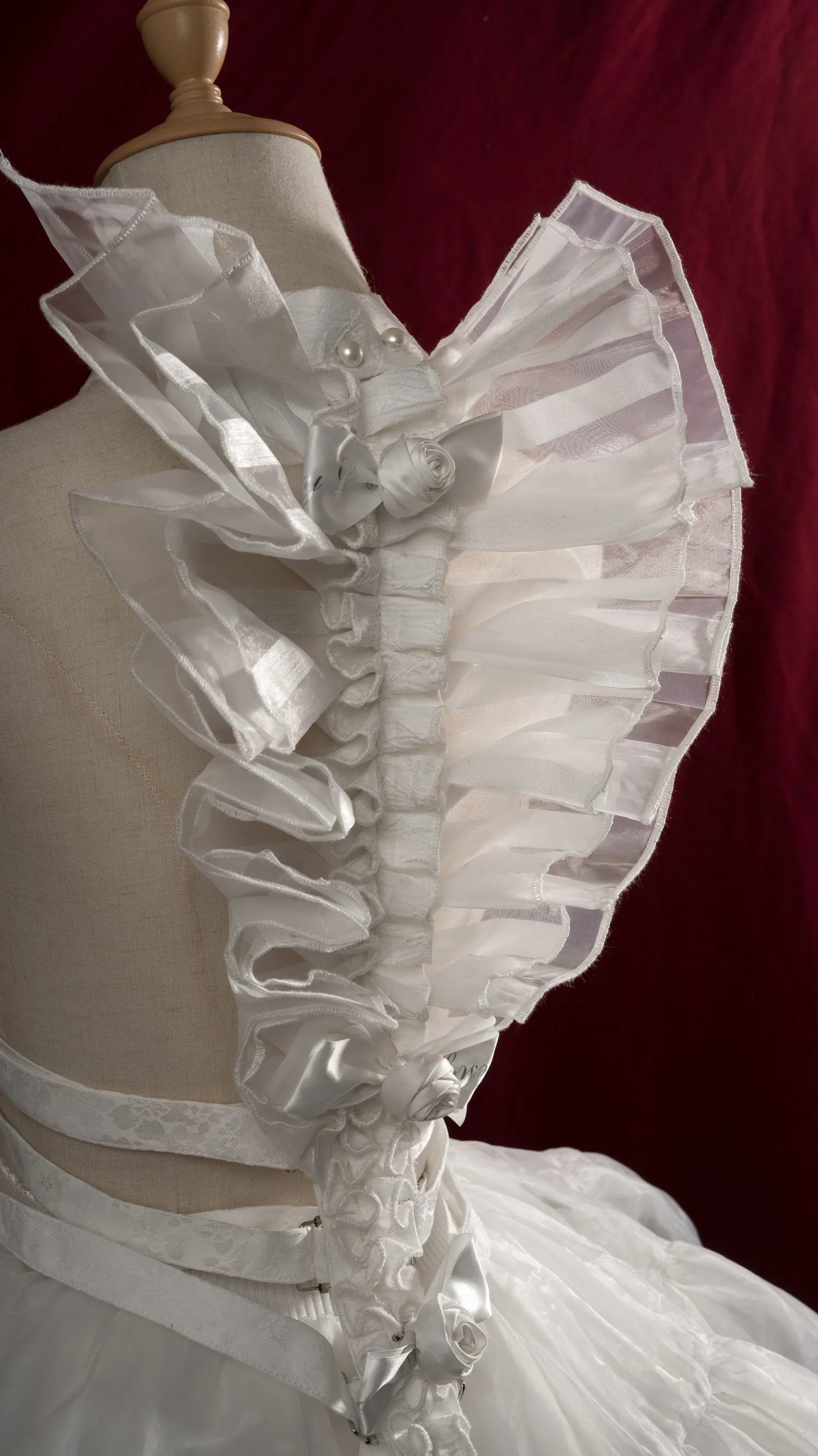 Gothic Style Snake Bone Back Ornament Jormungand