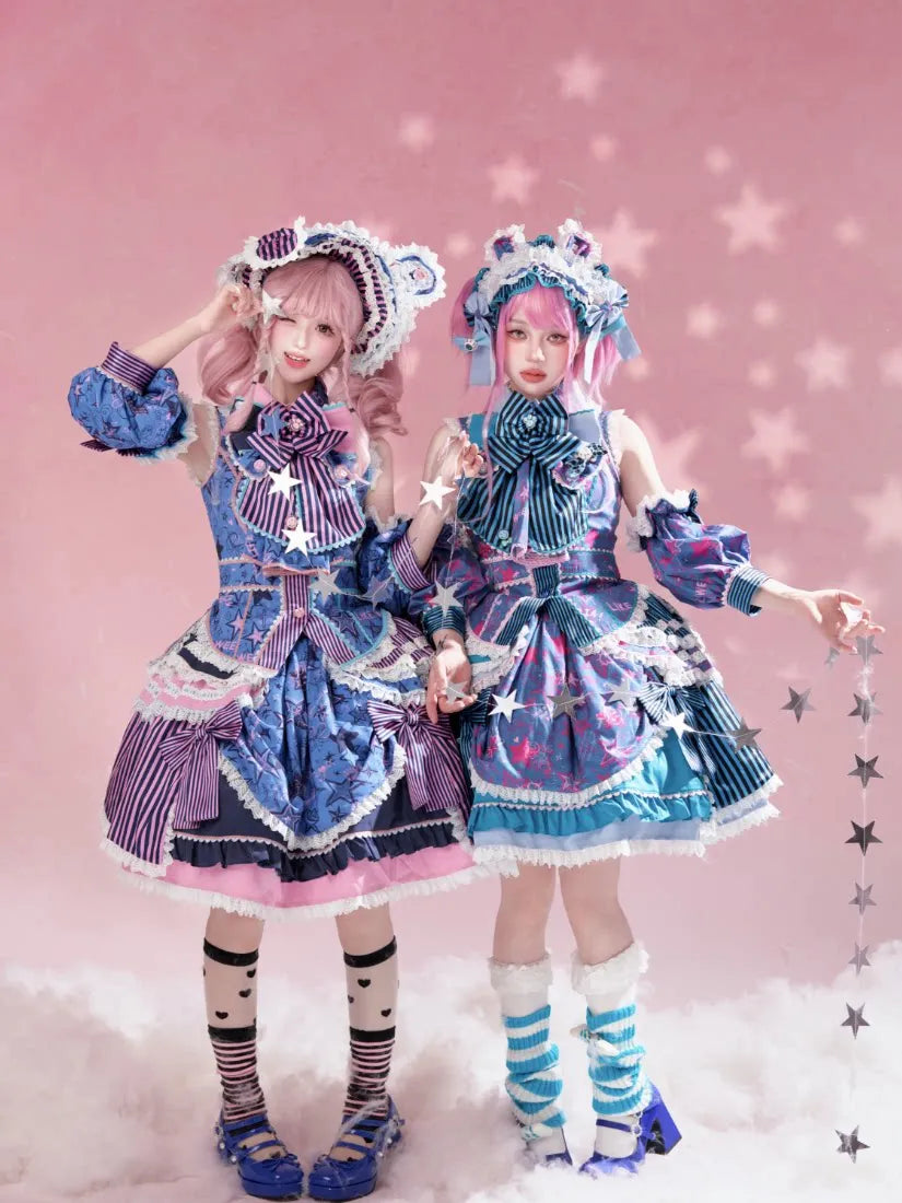 【9.3 Deadline, No Restock for 3 Years】Moonlight Tavern Lolita Graffiti Party fullset Deposit Reservation
