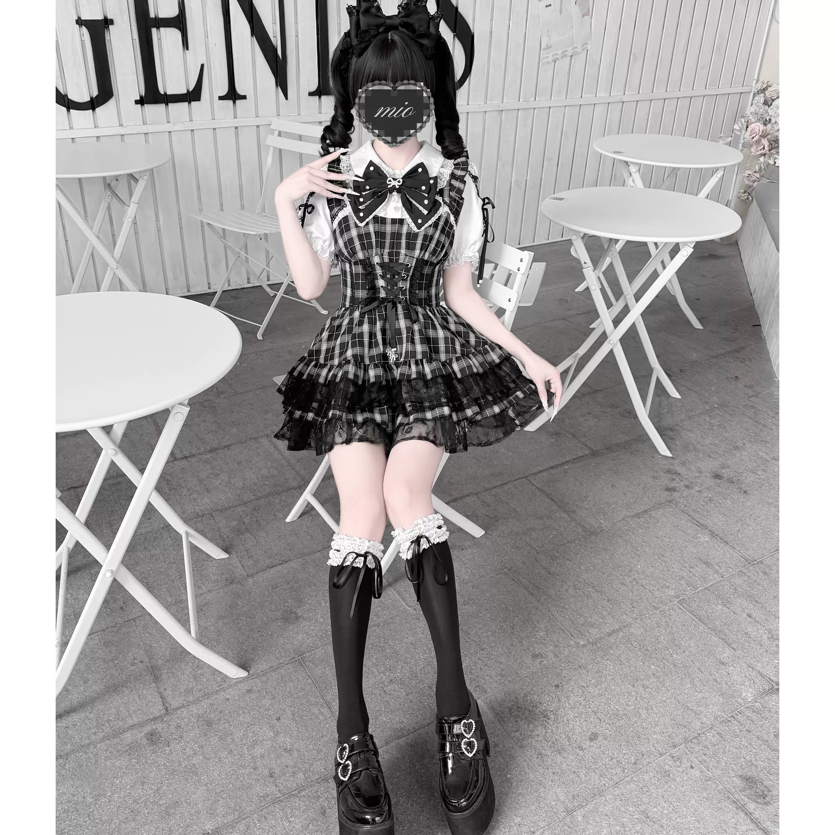 【Heart Key Treasure Box】Japanese Style Jirai Kei Ryousangata Twin Set