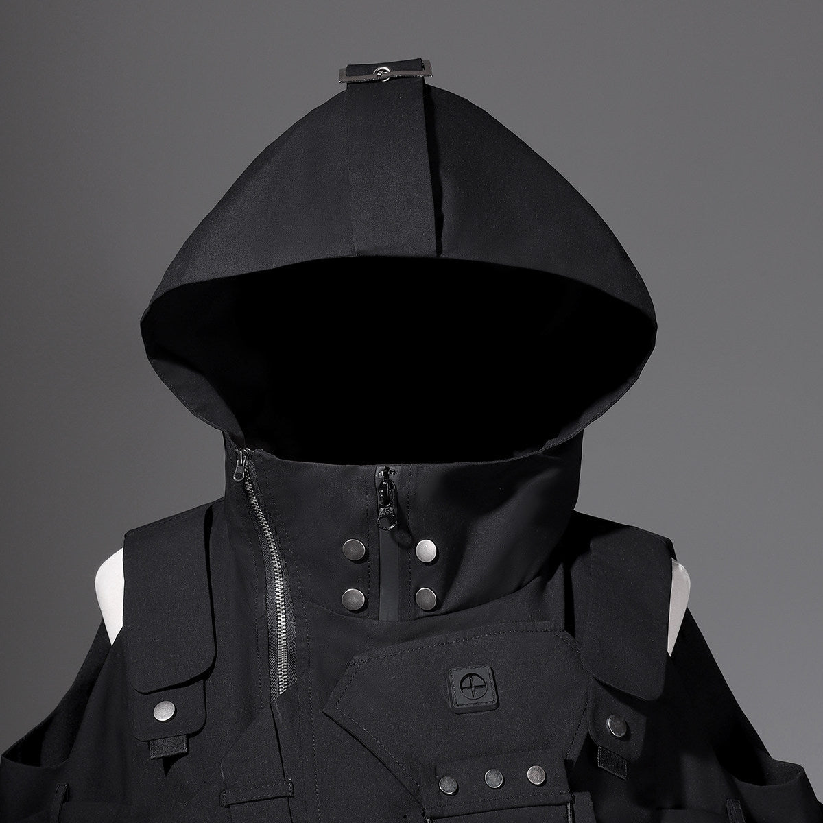 High - Frequency Link Dark Techwear Set 1329 - LolitaEra3 - Piece SetSHigh - Frequency Link Dark Techwear Set 1329