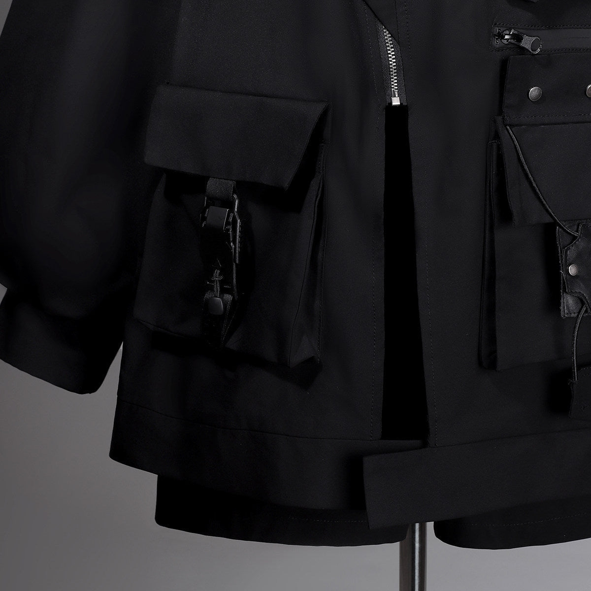 High - Frequency Link Dark Techwear Set 1329 - LolitaEra3 - Piece SetSHigh - Frequency Link Dark Techwear Set 1329
