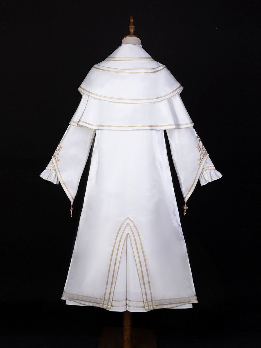 Holy Goddess Elegant Gorgeous Court Lolita Dress - LolitaEraCoat + Dress(Set Special Offer)WhiteSHoly Goddess Elegant Gorgeous Court Lolita Dress