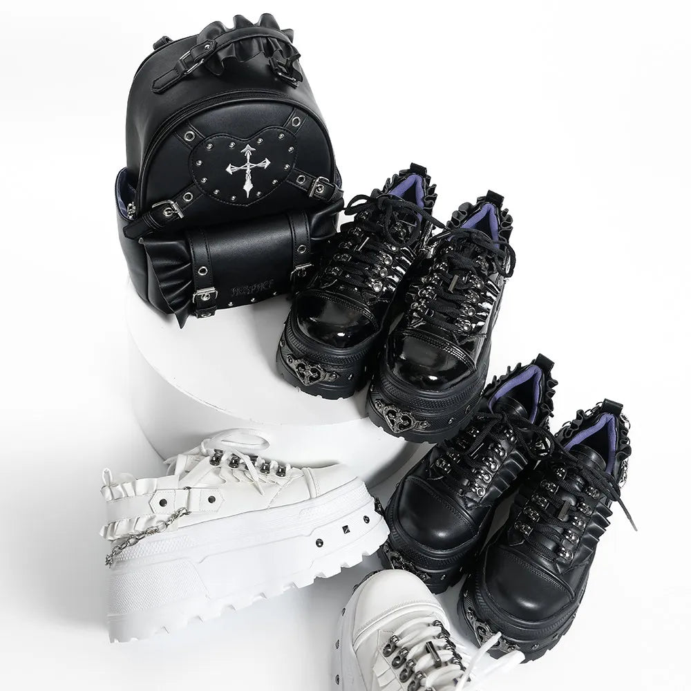 Transfer Student Ridiculous Secret Original Hypoxic Outer Space Joint Sweet Cool Platform Shoes Japanese Subculture Shoes Platform Shoes