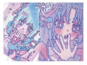 Kawaii Cartoon Japanese Full - print Ruffled T-shirt - LolitaEraPinkKawaii Cartoon Japanese Full - print Ruffled T-shirt