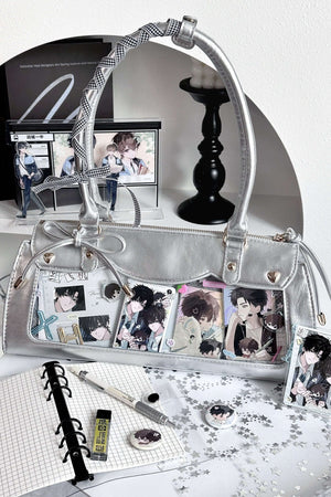 Kawaii Cream - Filled Chocolate Baguette Mini Ita Bag 1286 - LolitaEraWhiteKawaii Cream - Filled Chocolate Baguette Mini Ita Bag 1286