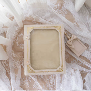 Kawaii Gilded Magic Book Ita Bag 1285 - LolitaEraBeigeKawaii Gilded Magic Book Ita Bag 1285