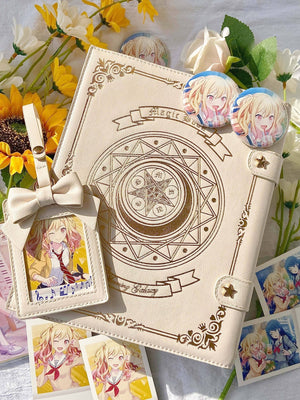 Kawaii Gilded Magic Book Ita Bag 1285 - LolitaEraBeigeKawaii Gilded Magic Book Ita Bag 1285