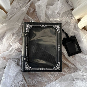 Kawaii Gilded Magic Book Ita Bag 1285 - LolitaEraSilverKawaii Gilded Magic Book Ita Bag 1285