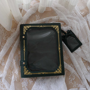 Kawaii Gilded Magic Book Ita Bag 1285 - LolitaEraGreenKawaii Gilded Magic Book Ita Bag 1285