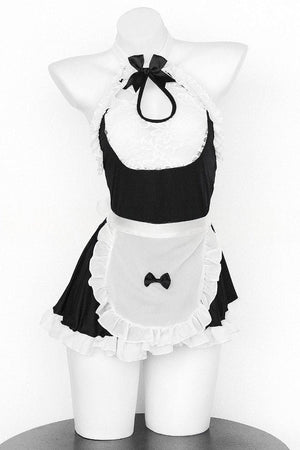 Kawaii Maid Donut Ruffled Lace Dress - LolitaEraOne sizeKawaii Maid Donut Ruffled Lace Dress