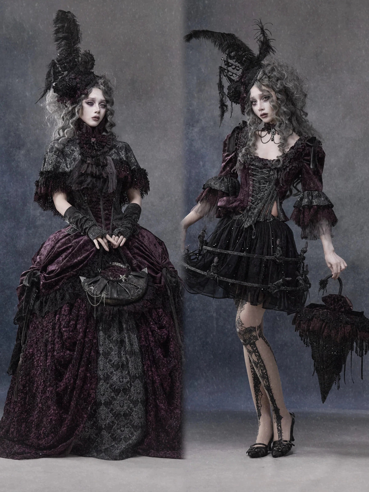 Legacy of the Departed Gothic Dark Evening Handbag - LolitaEra
