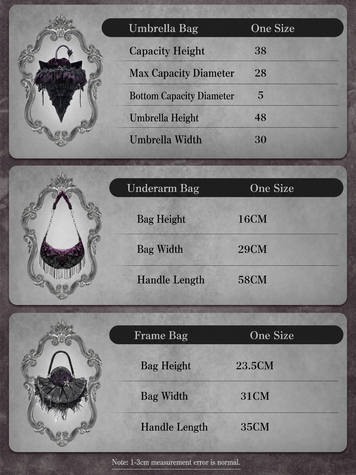 Legacy of the Departed Gothic Dark Evening Handbag - LolitaEra