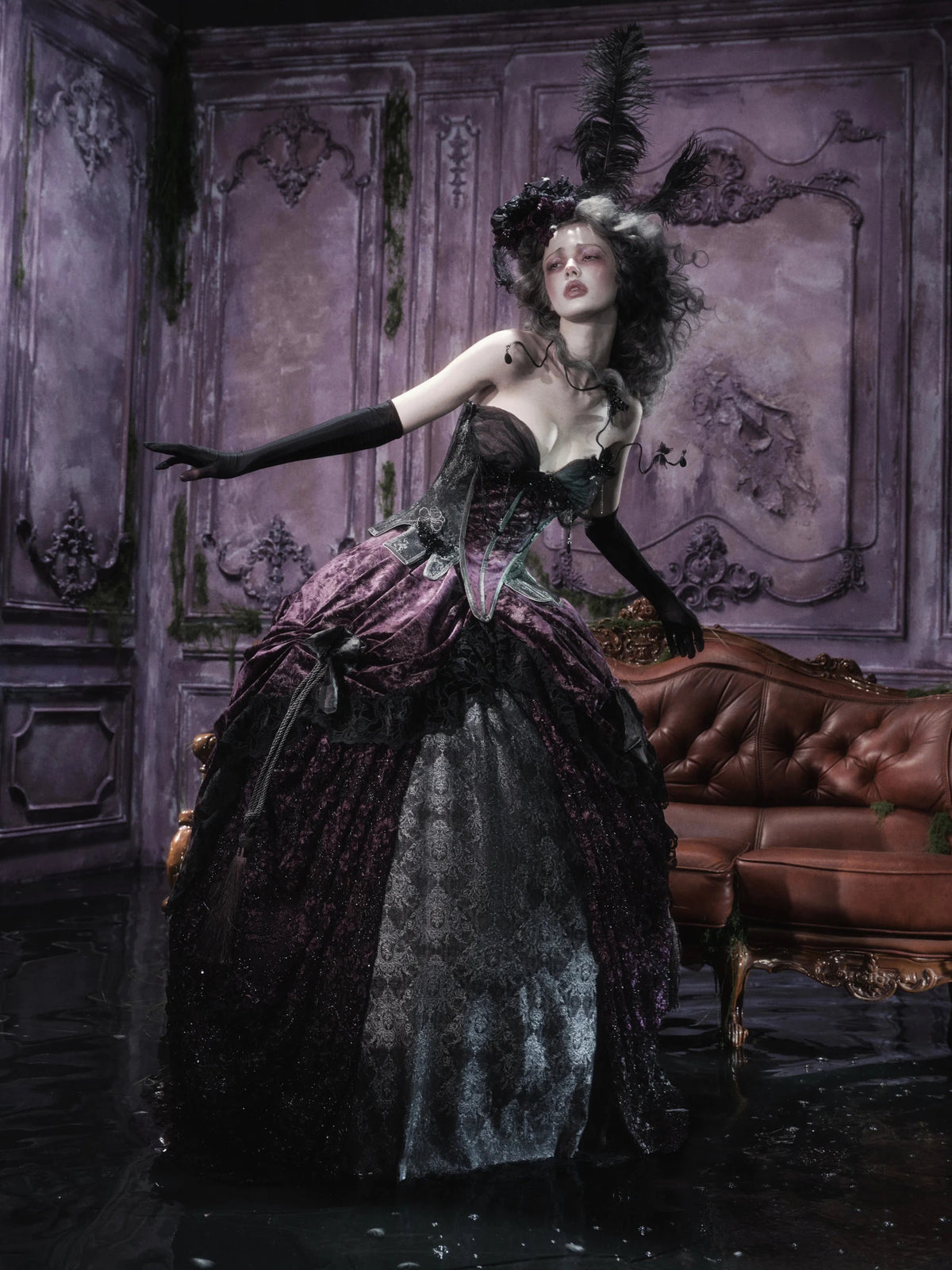 Legacy of the Departed Gothic Dark Silent Mary Sailing Ship Hat - LolitaEra