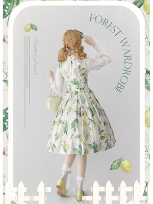 Lemon Picture Book Classic Lolita JSK 1262 - LolitaEraJSKSLemon Picture Book Classic Lolita JSK 1262