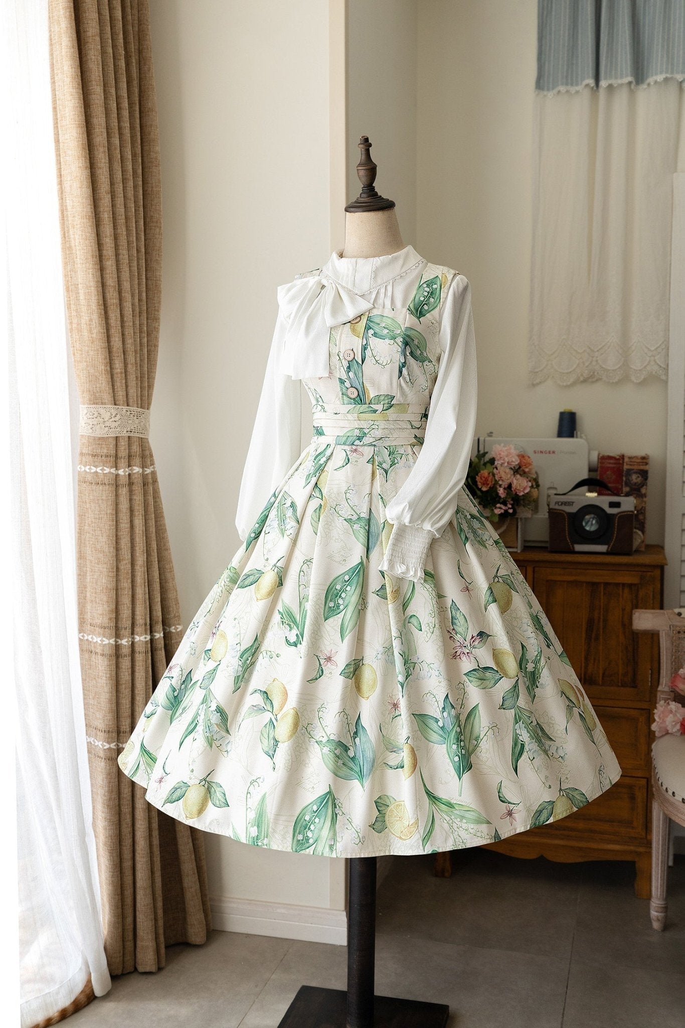 Lemon Picture Book Classic Lolita JSK 1262 - LolitaEraJSKSLemon Picture Book Classic Lolita JSK 1262